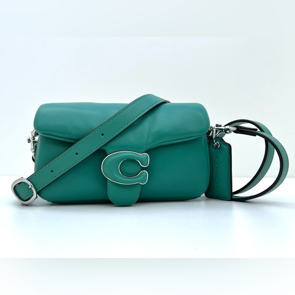 Coach Handbags - COACH Aqua Soft Pillow Tabby 18 In Nappa Leather